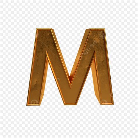 حرف M .